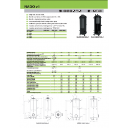 Zbiornik DRAZICE NADO 500/200  v1 Bufor kombinowany CO + CWU